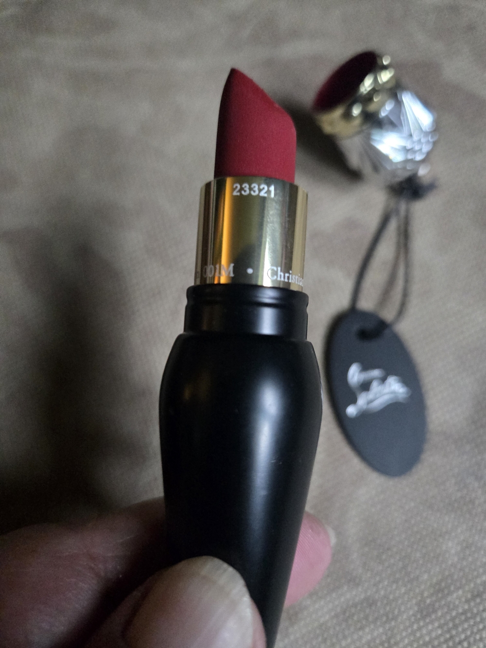 Christian Louboutin Velvet Matte Lipstick — Deep Rose Red - Picture 3 of 6